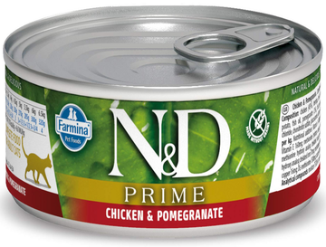 Farmina N&D Prime Chicken And Pomegranate Grain Free Kitten Tin